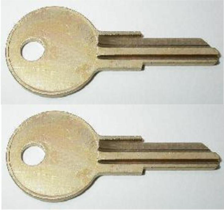 Better Built Tool Box Replacement 2 Keys Pre-Cut To Your Key Code EC801-EC820