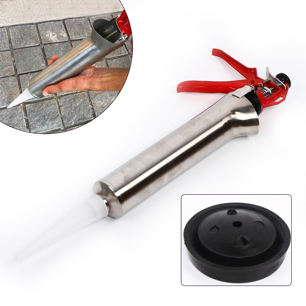 Mortar Pointing Grouting Gun Sprayer Applicator Tool for Cement lime w/2 Nozzle