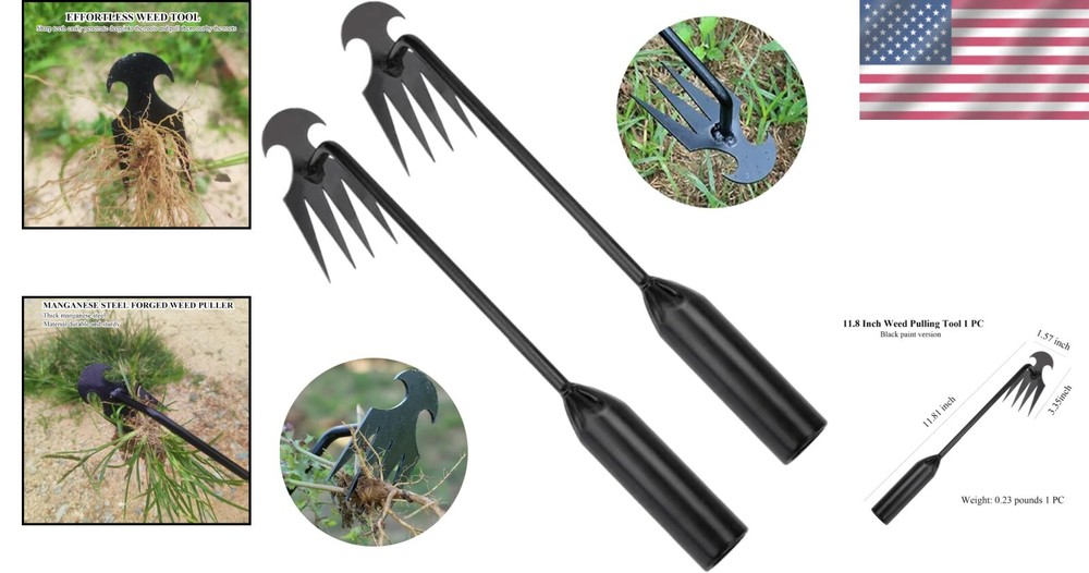Multi-Functional Weed Puller Set - Anti-Rust Manganese Steel Hand Weeder Tools