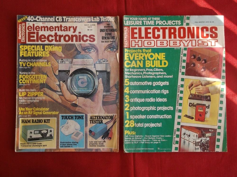 May June 1977  Fall-Winter 1977 Elementary Electronics Magazine CB Ham 