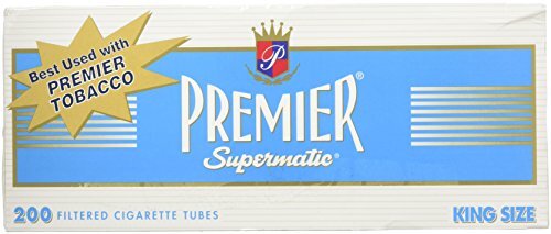 Premier King Size Light Cigarette Tubes [5-Boxes]
