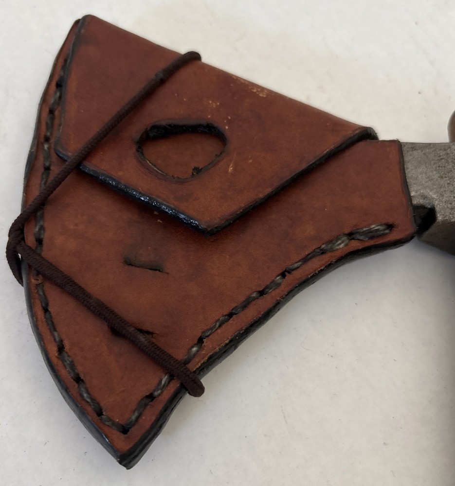 Tomahawk Keyhole Type W Custom Leather Sheath 22”