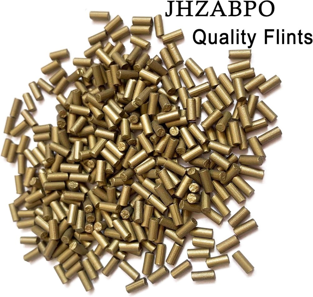 350-Pack Golden Lighter Flints - Universal Replacement for All Lighters