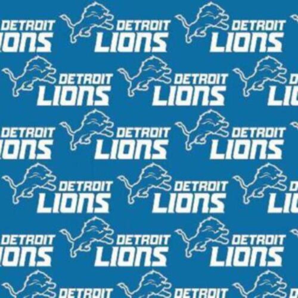 Lions Cotton Fabric (1 yard)