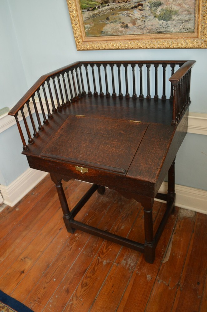 Early Oak Desk C.1720 (RARE!)