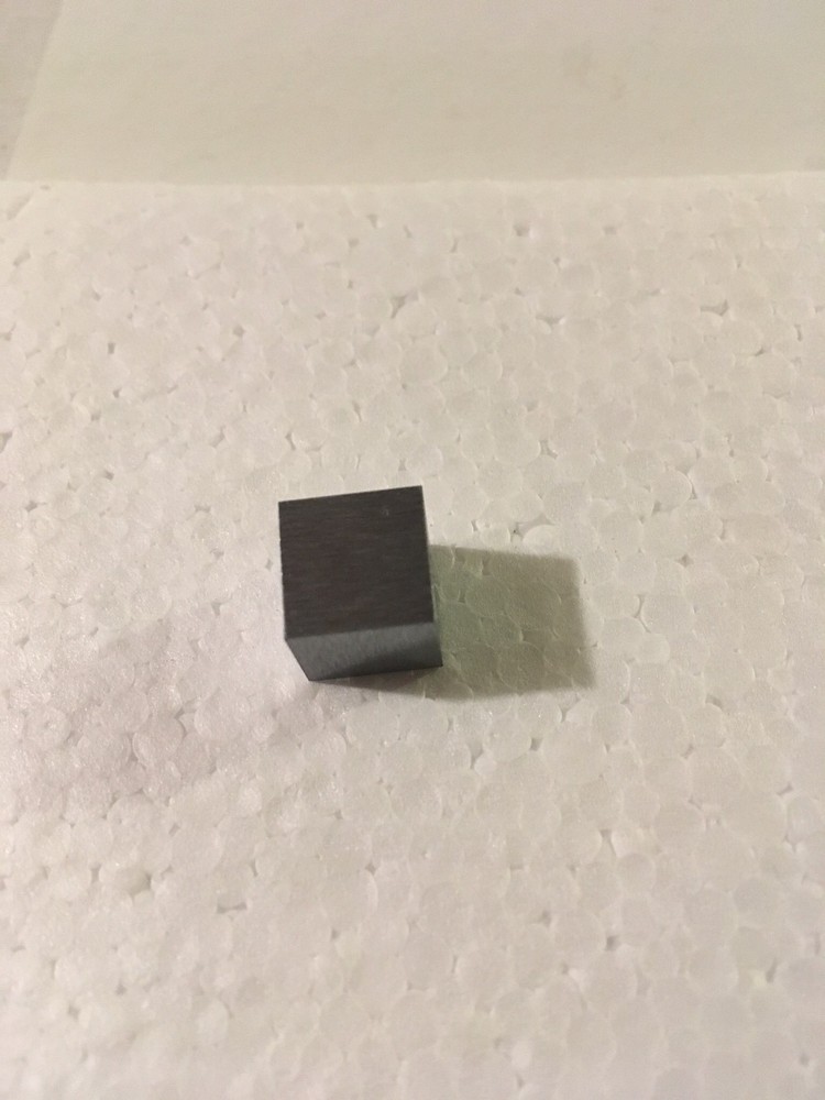 Chromium Metal 10mm Density Cube 99% No Etching