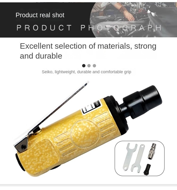 Small Pneumatic Engraved Grinder Tire Grinder Wheel Polisher Deburring Tool