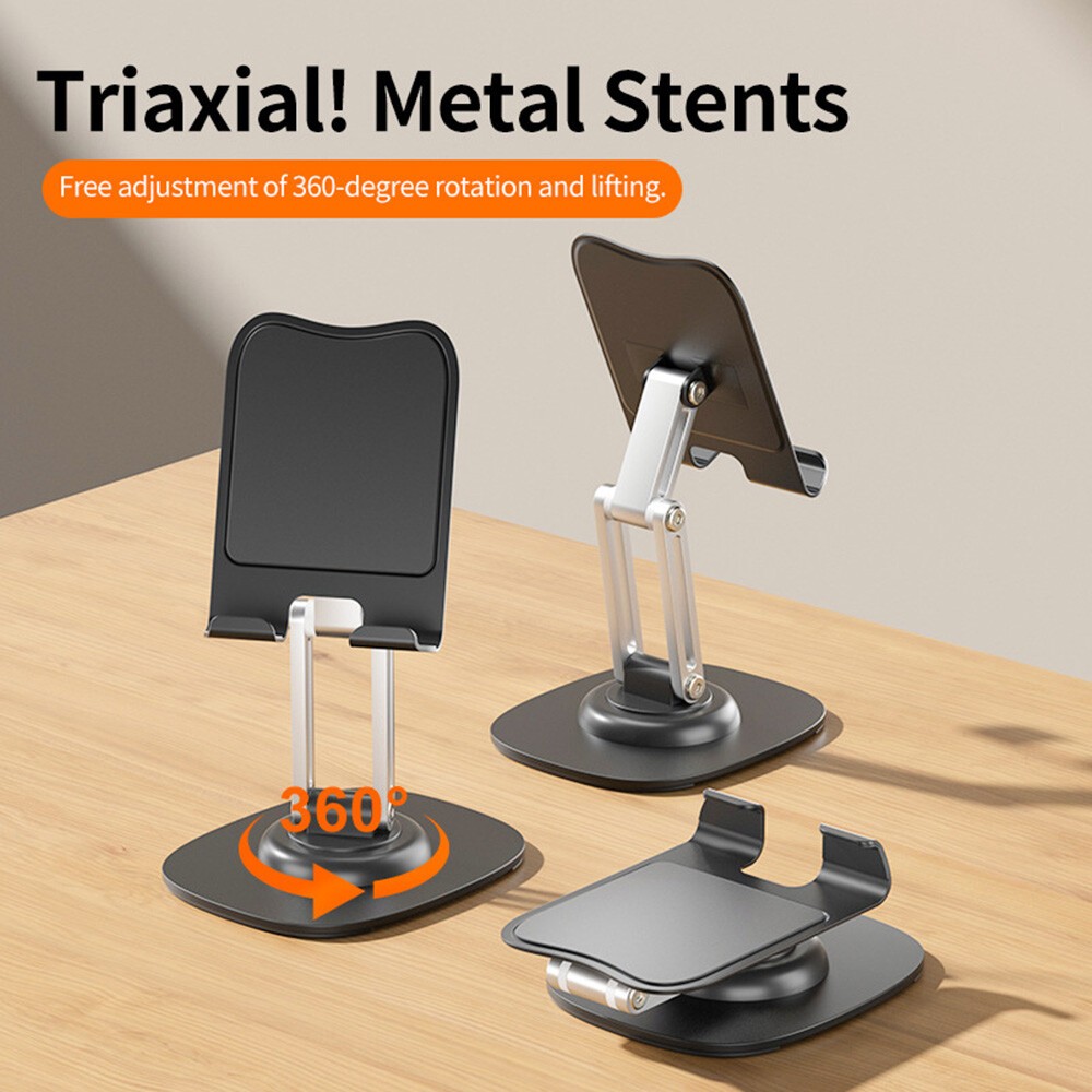 Adjustable Phone Tablet Desktop Stand Desk Holder Mount Cradle For iPhone iPad