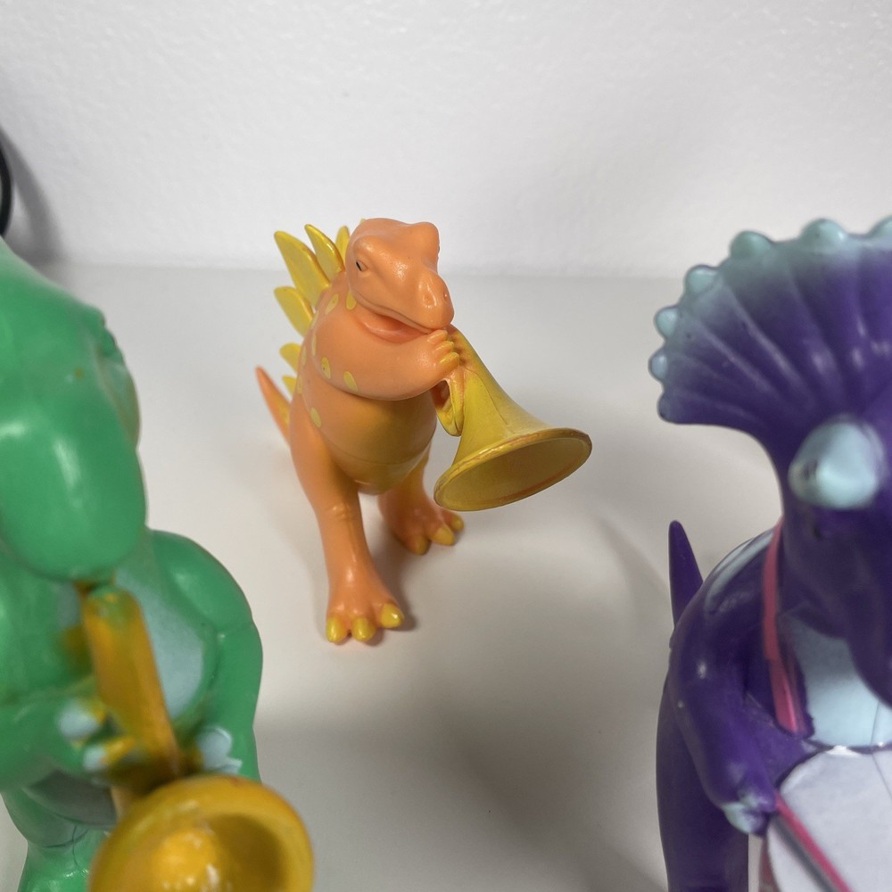 Target Ankyo Dinosaurs Marching Band Music Instruments Lot 5 Plastic Figures