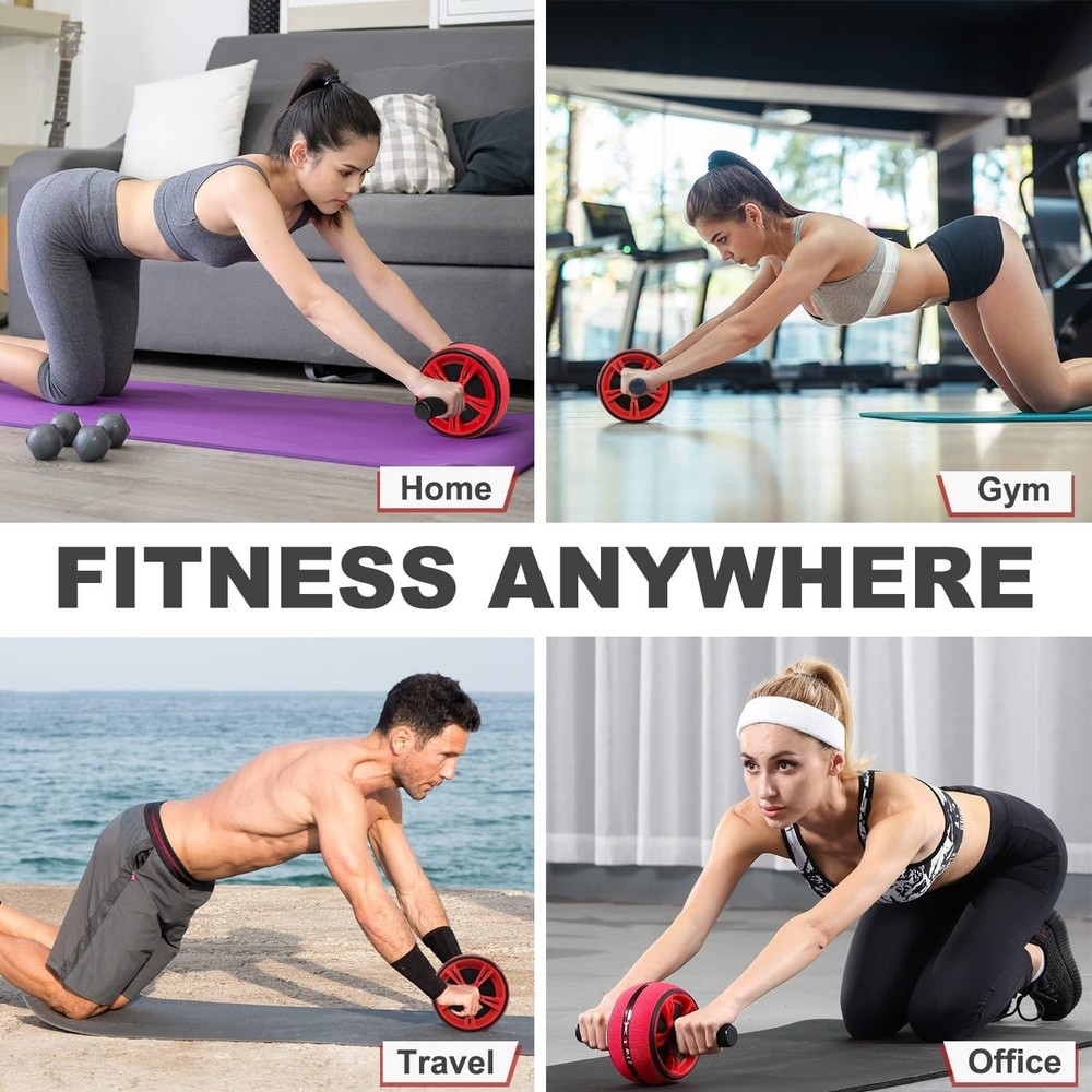 Ab Roller Wheel Abs Workout Equipment Abdominal & Core Strength Training