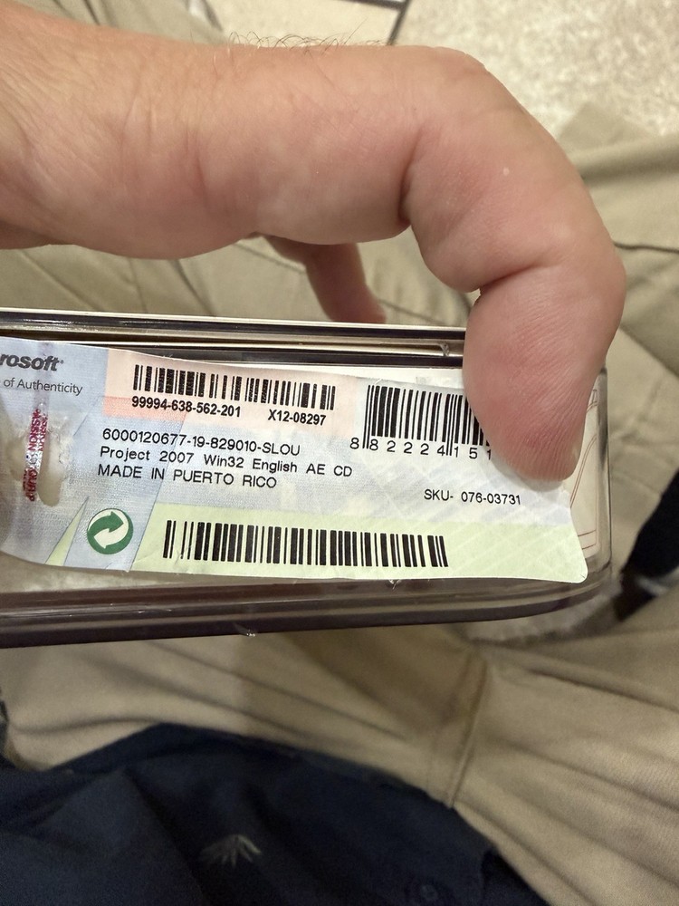 Microsoft Office 2007 Project Standard