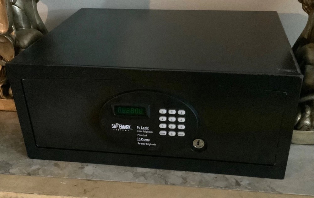 Safemark digital wall safe used