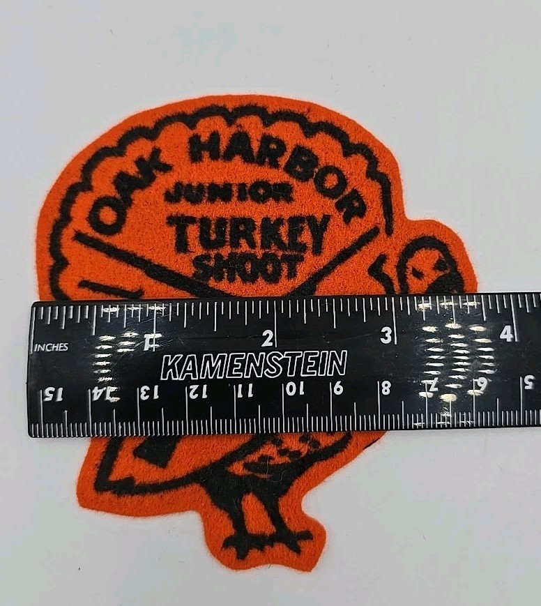 Oak Harbor Junior Turkey Shoot 1969 Felt Patch