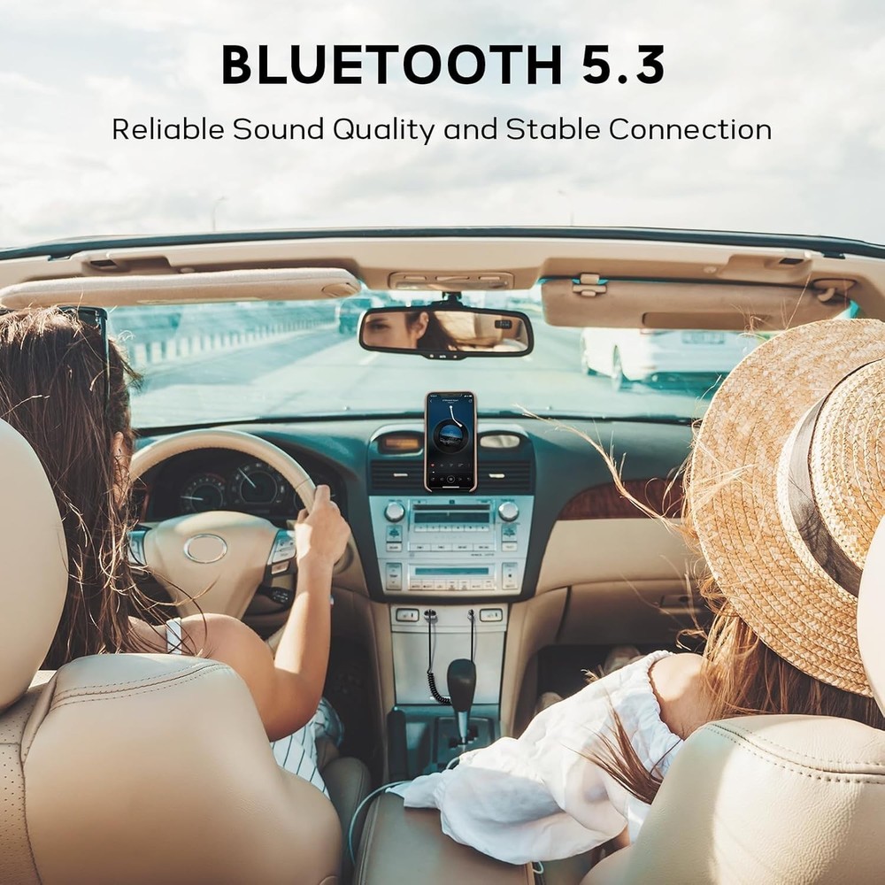Bluetooth 5.3 Adapter for Car - Hands-Free Calling & Music Streaming Solution
