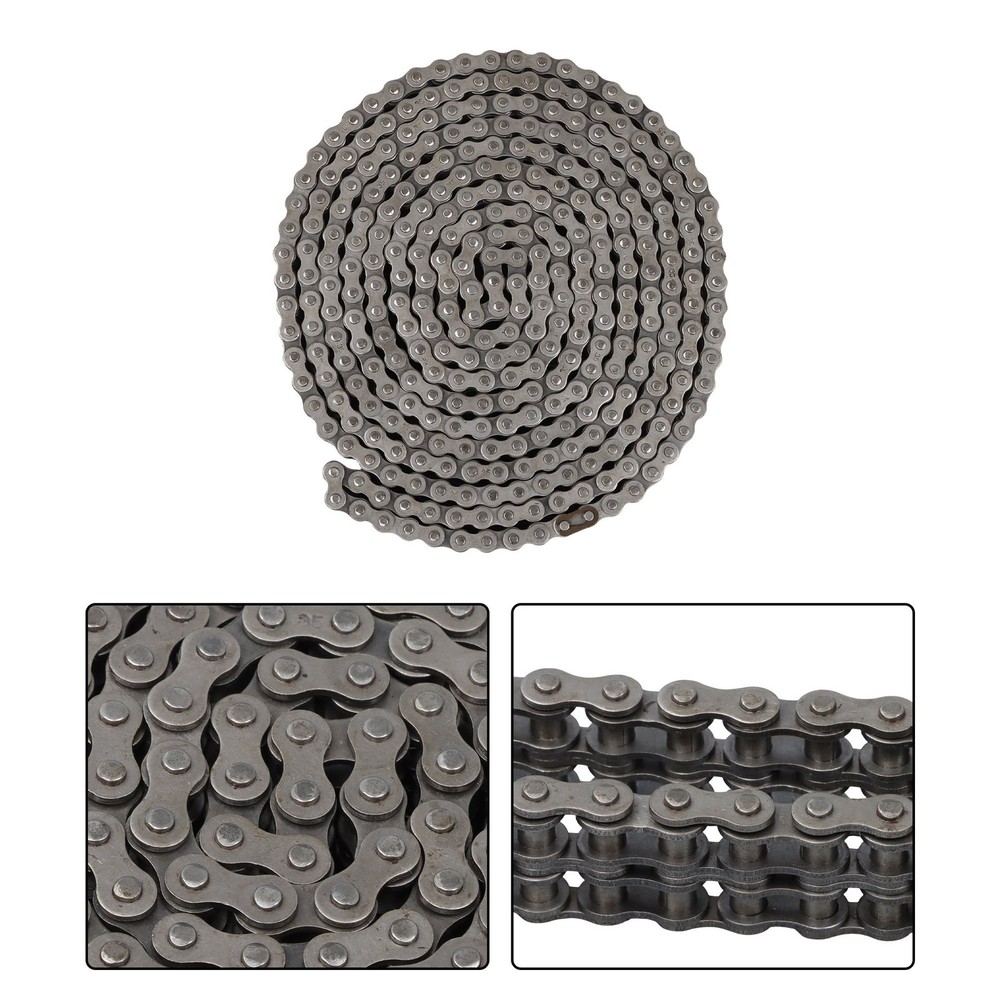 10 FT #35-2 Double Strand Roller Chain Set Includes 2 Connecting Links