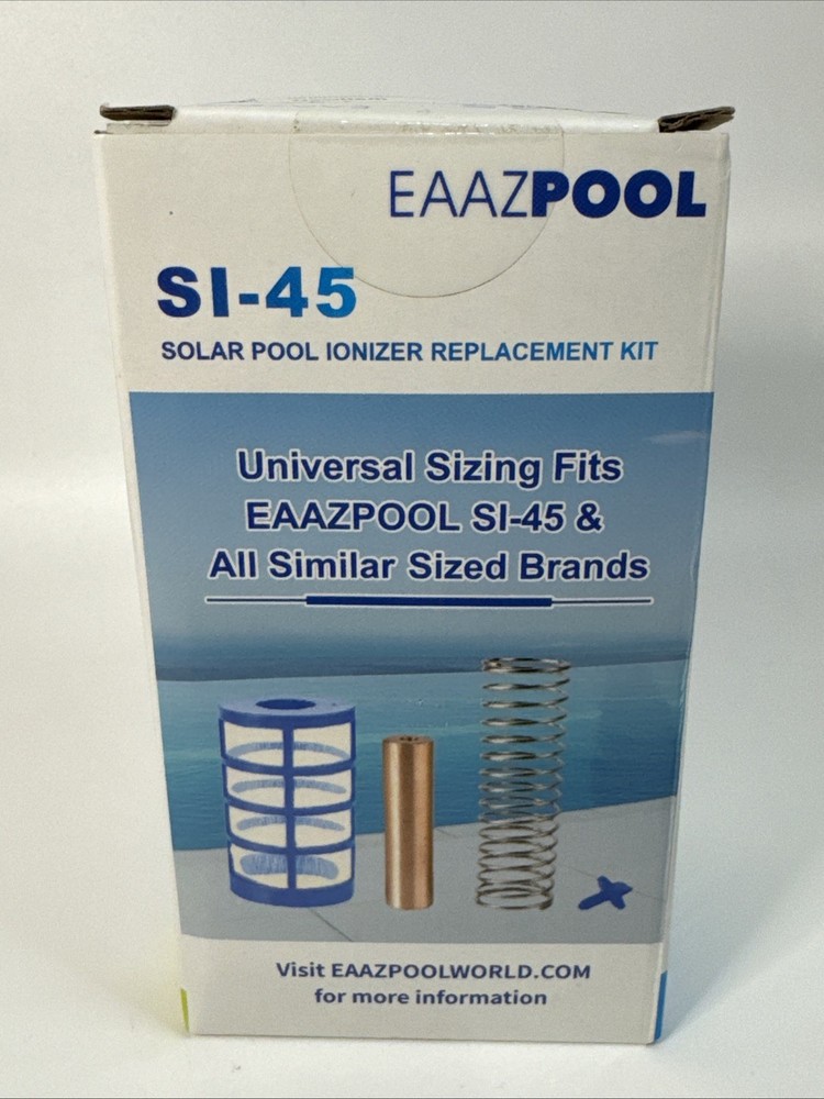 Universal Solar Pool Ionizer SI-45 Replacement Copper Anode & Basket Kit