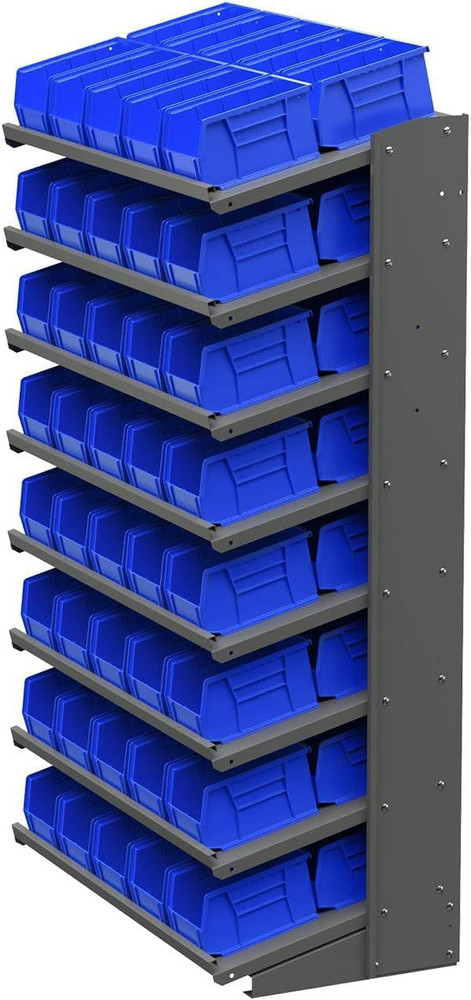 30237 Akrobins Plastic Storage Bins, Space-Saving Stackable Bins for Garage, Pan