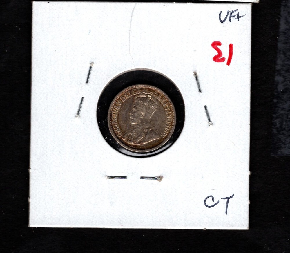 1913 - Canada- George V Five Cents