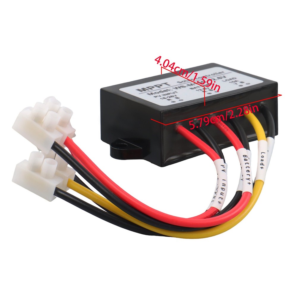 MPPT Solar Charge Controller Boost Waterproof Adjustable 150W 12.6V