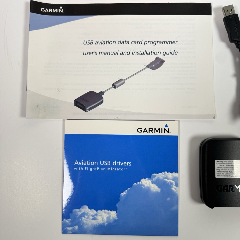 Garmin USB Aviation Data Card Programmer 010-10579-00 Kit