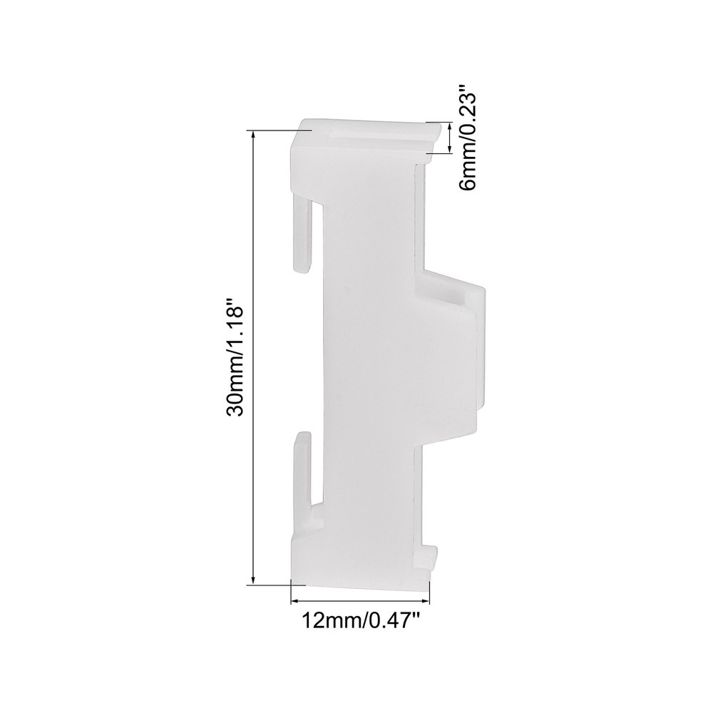 20pcs Servo Extension Cable Clip Buckle Wire Fixed Lock Plug Connector White
