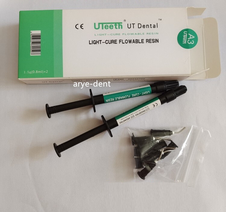 Dental Composite Resin Flowable Light Cure A1/A2/A3 Flow Etching Bond Adhesive