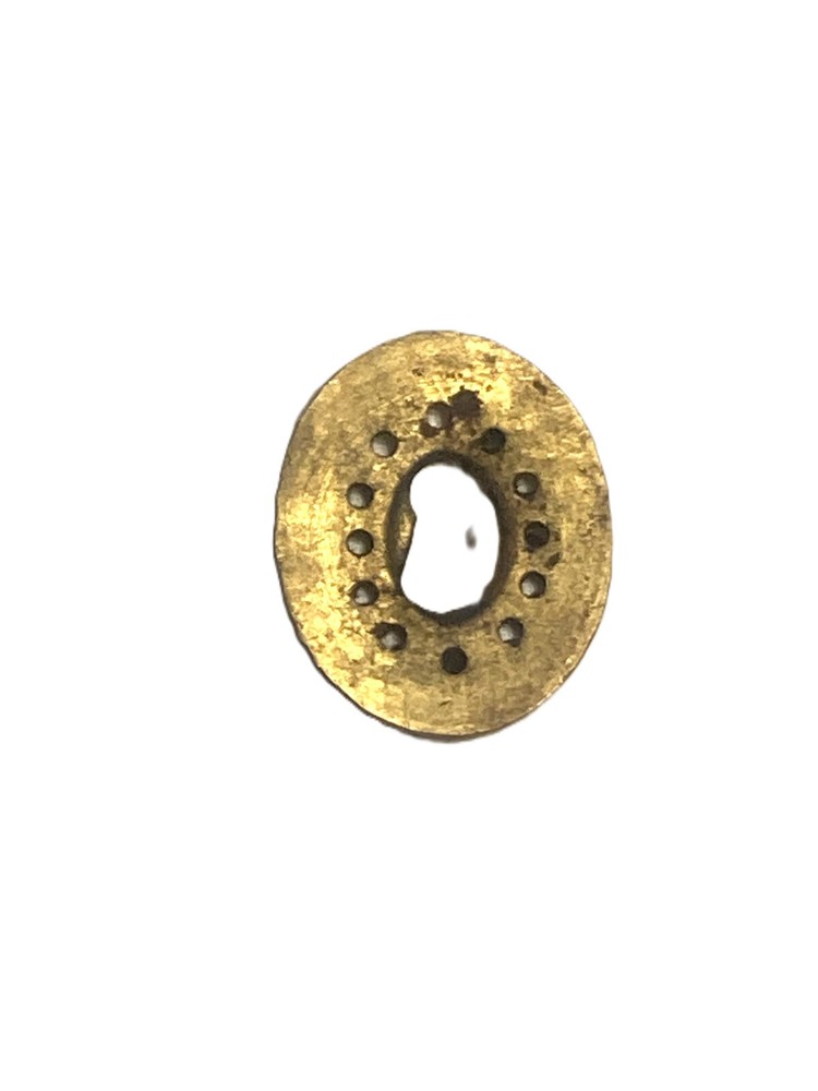 Antique Cast Brass Keyhole Escutcheon Cover