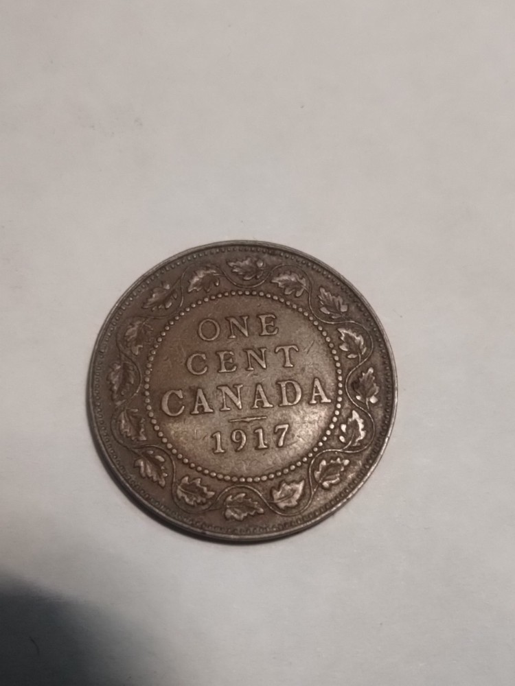 1917 Canada 1 Cent - Large Cent - Coin nice grade