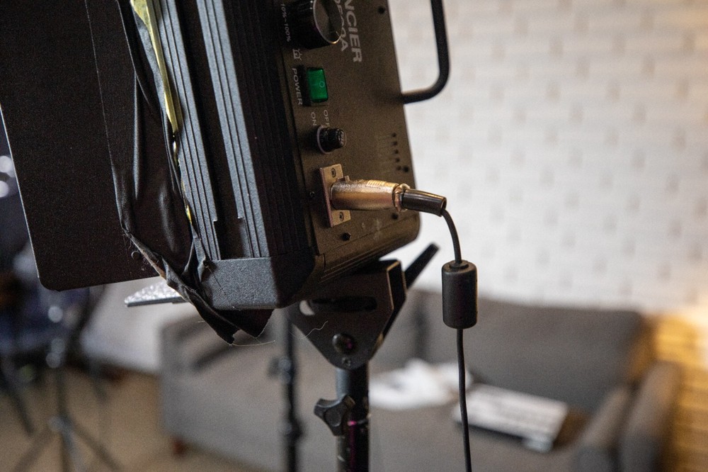 Two LED Light Panel "Fancier" LED500a continuous Light with 4 pin XLR AC Input