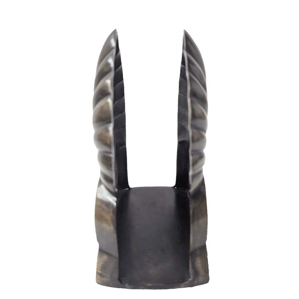 Solid Brass Letter Holder Entry Table Chateaucore Vintage Palmette Files Desktop