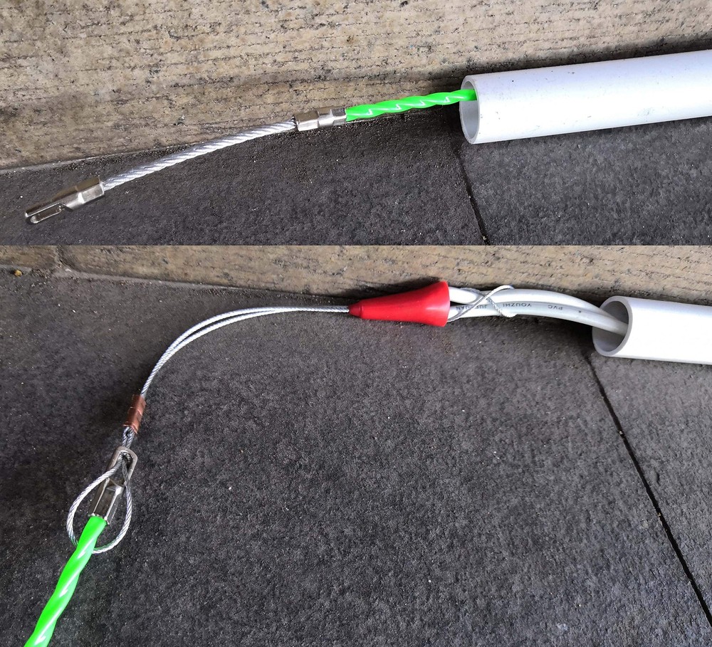 20m Electrical Wire Cable Fish Tape Threader Wire Puller for Pulling Wire Lin...