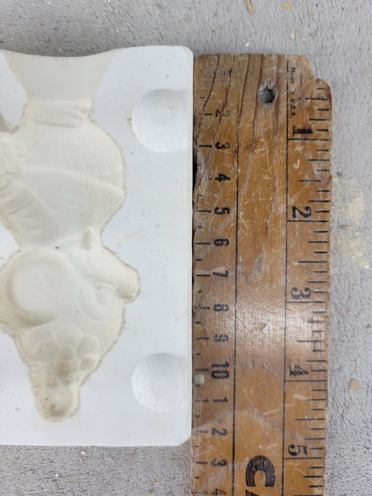 Vintage Ceramic Slip Casting Mold Mouse Standing Christmas Ornament Alberta