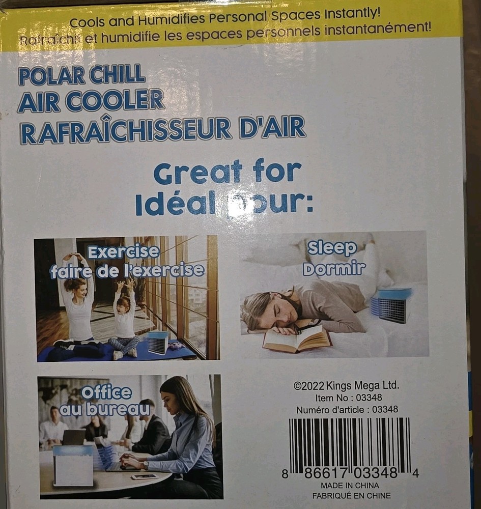 Portable Chill AIR Conditioner New Open Box Pre-Tested