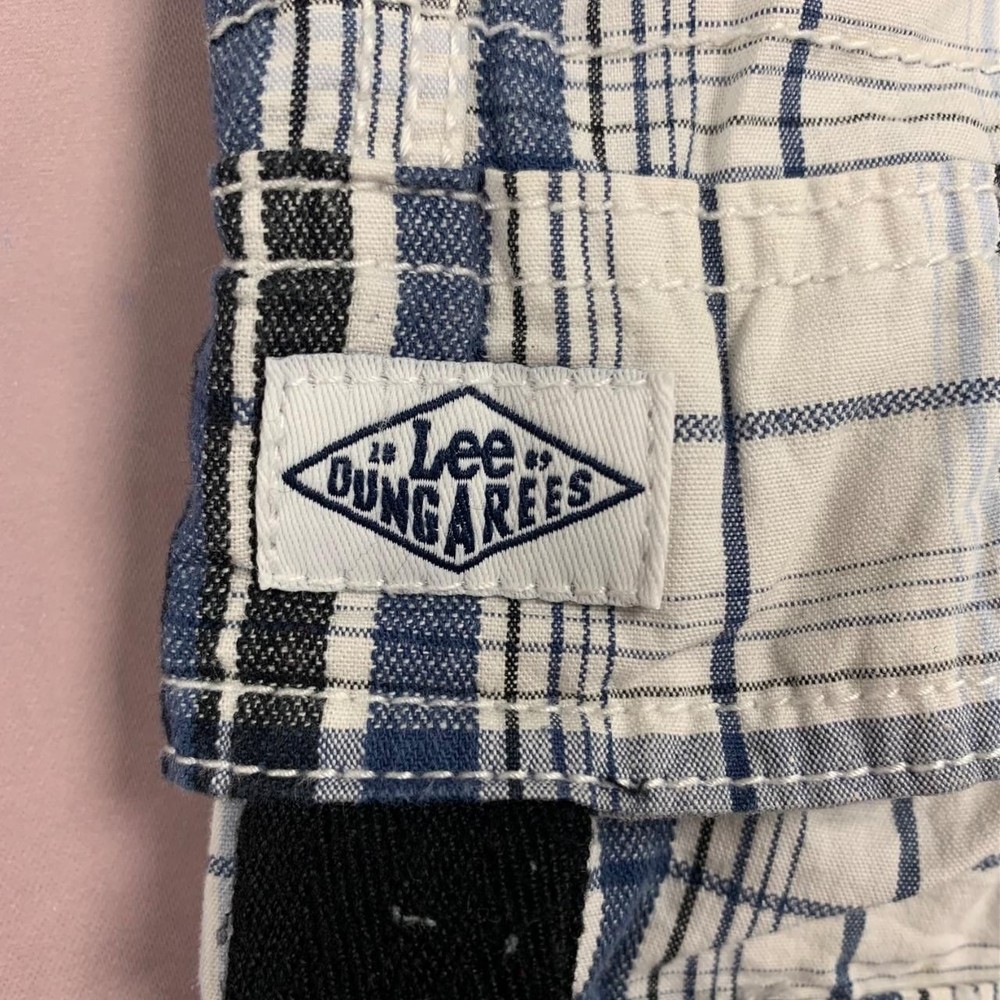 Lee Shorts Cheched Patterned Cargo Shorts Men's 42