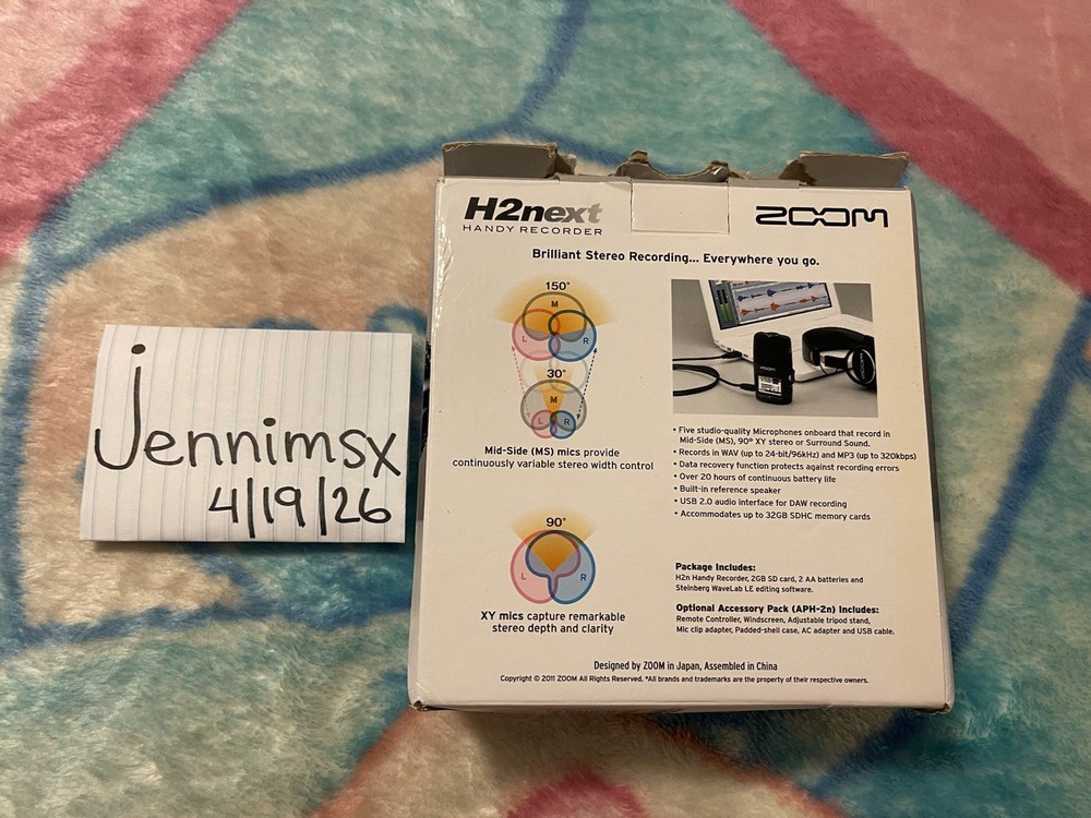 Zoom H2n Portable Handy Recorder