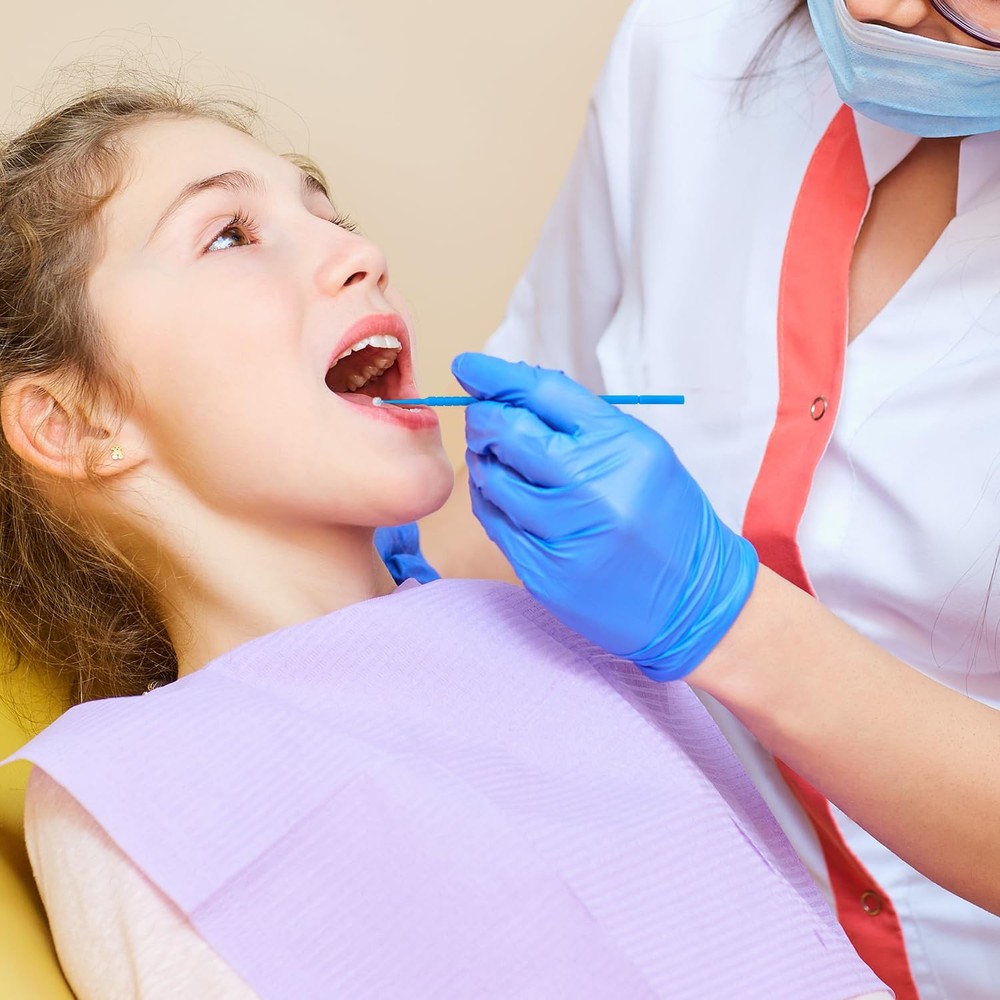 2000pcs Dental Micro Applicators Brushes Superfine, Disposable Microswabs