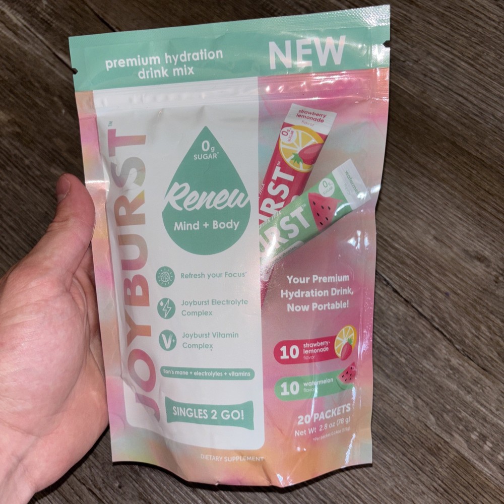 Joyburst Hydration Drink mix packets , Variety Pack,, 20-count