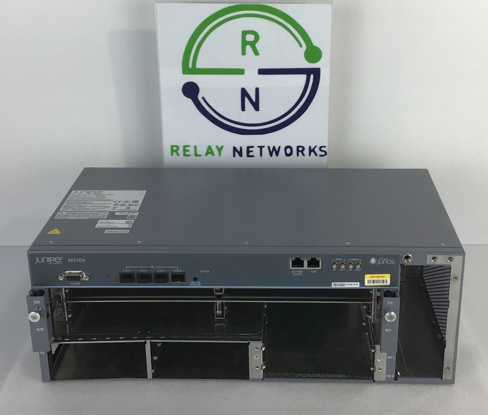 Juniper MX104-AC Universal Routing Platform  ***Chassis Only***