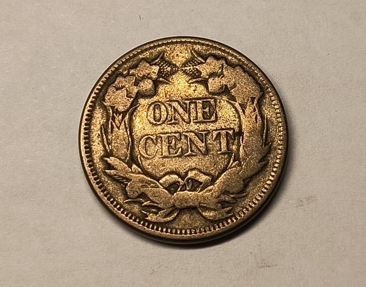 1858 Flying Eagle 1c One Cent Penny