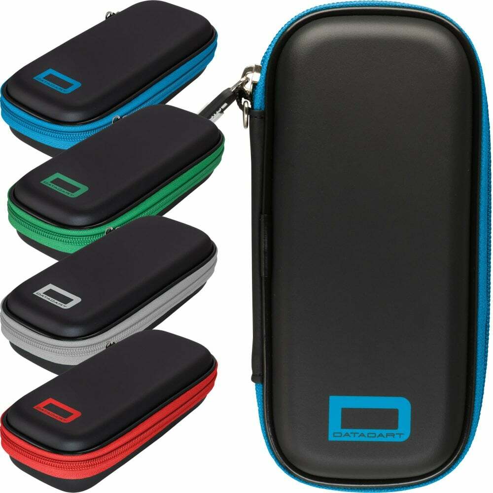 GREY DATADART PRO PAC HARD SHELL DART CASE WILL HOLD FULLY LOADED DARTS