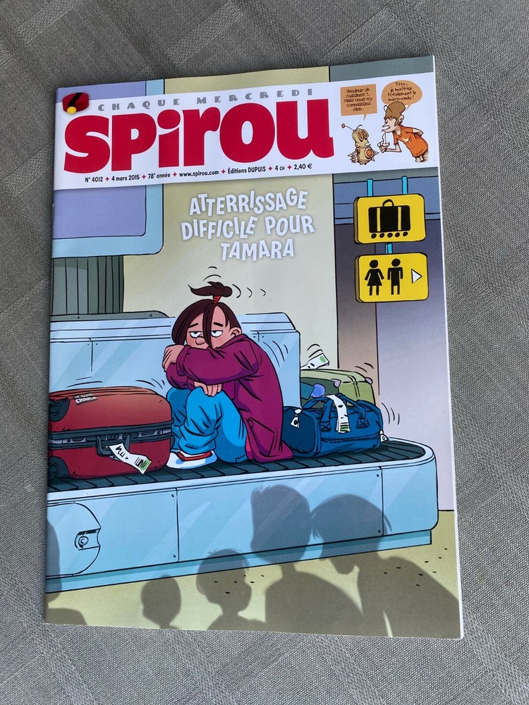 Spirou Weekly No. 4012 2015 In Excellent Condition