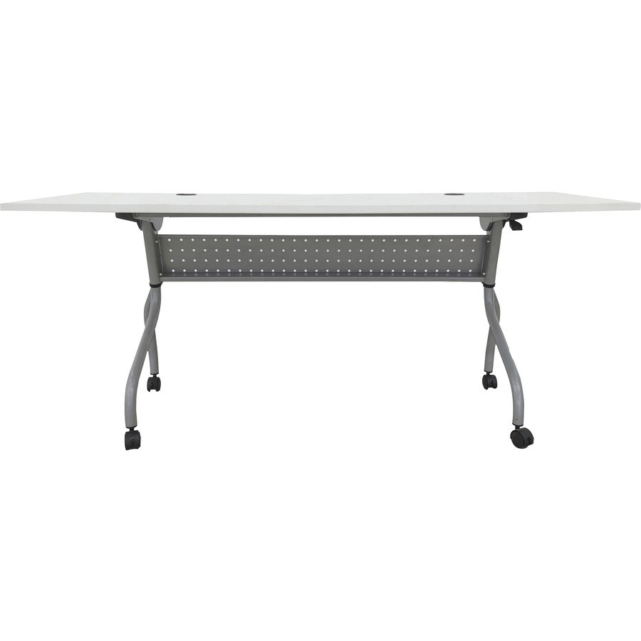 Lorell White Laminate Flip Top Training Table (llr-60743) (llr60743)