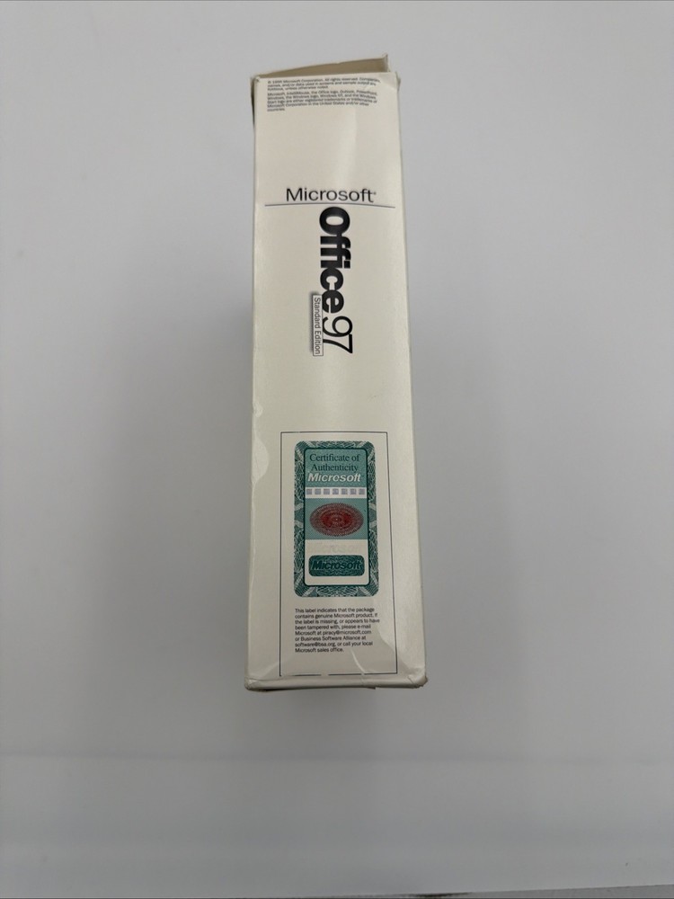 Microsoft Office 97 Standard Edition Complete Big Box CD-ROM Windows 95 NT