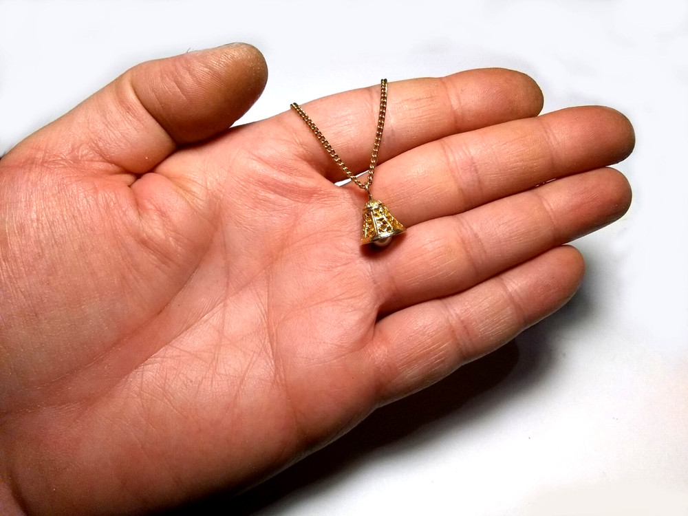 Haunted Ghost Necklace, The Bell Ringer Ghost!