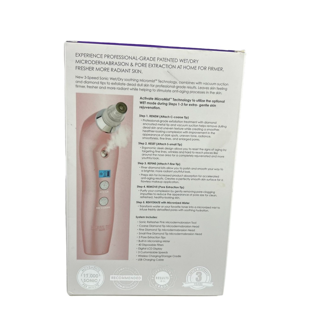 Michael Todd Sonic Refresher Wet Dry Microdermabrasion System