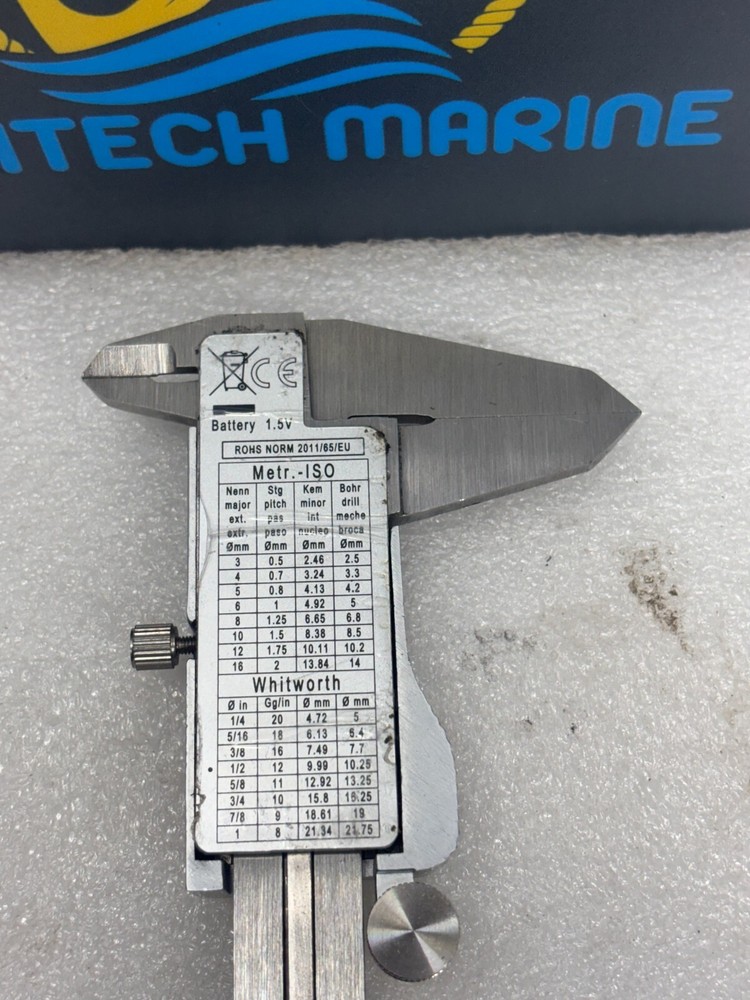 Digital Calipers 6" inch Stainless Hardened