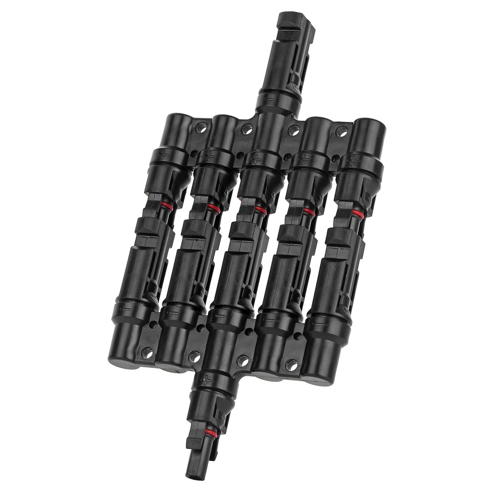 5 to 1 Solar Panel Connector - 5 Way Branch DIY Mount Tool Solar Parallel Con...