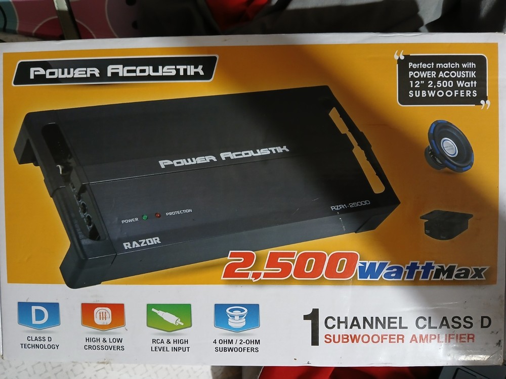 1 channel Class D Subwoofer Amplifier