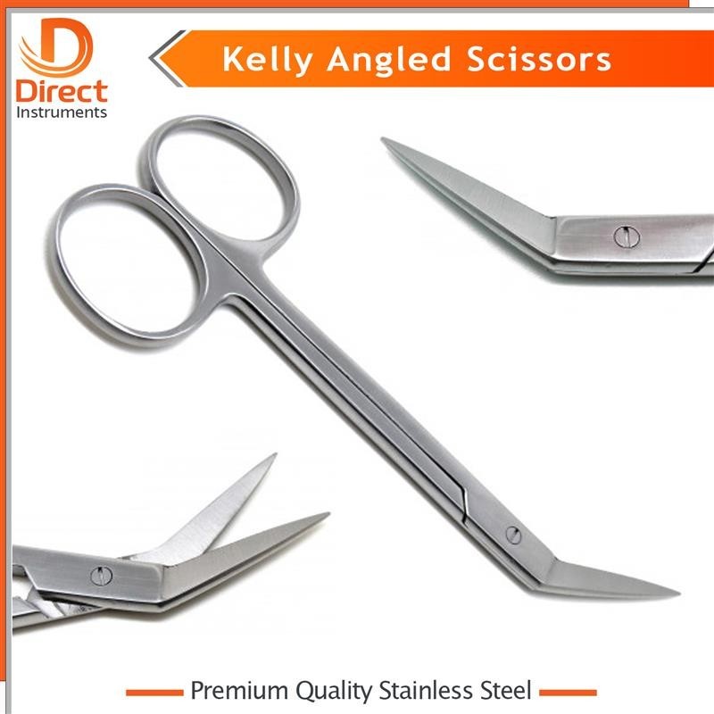 Angled Iris Scissors – Precision Dental Surgical, Dissecting & Laboratory Tool