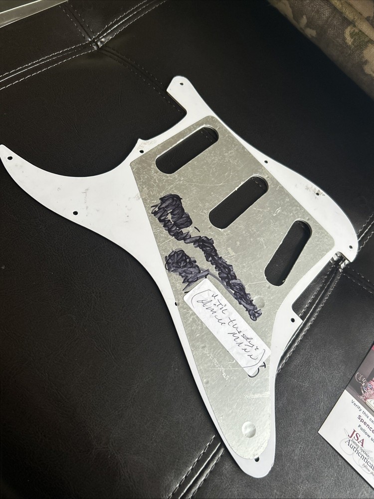 SINGER AIMEE MANN SIGNED GUITAR PICK GUARD JSA CERTIFICATION